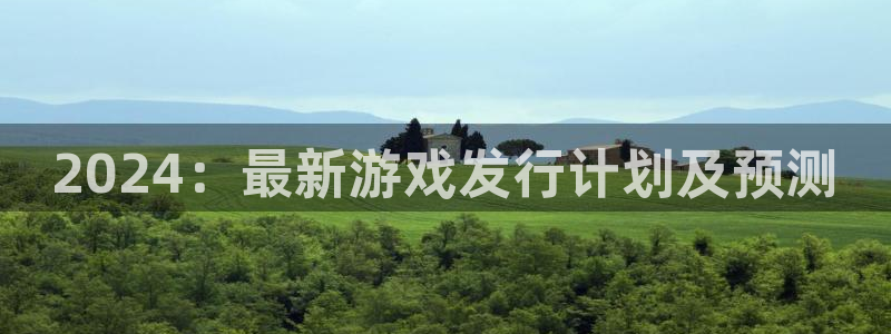 陕西bbin视讯子文化创意是干什么的：2024：最新游戏发行计划及预测